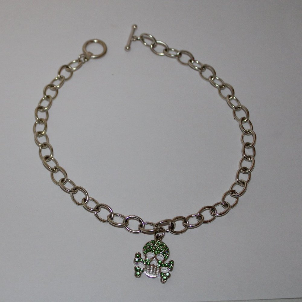 Skull head choker 14inchs
